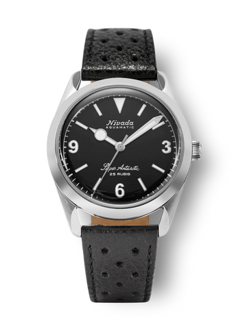 Nivada Grenchen Antarctic 3.6.9 Black No Vintage 32039A