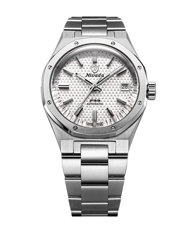 Nivada Grenchen F77 MK 2 White Date 69014A77