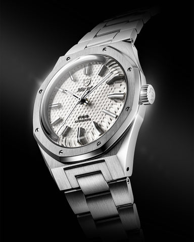 Nivada Grenchen F77 MK 2 White NoDate 68046A77