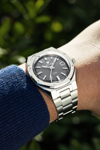 Nivada Grenchen F77 MK 2 Grey Date 69012A77