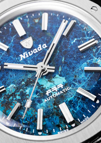 Nivada Grenchen F77 Titanium Chrysocoll Special Edition