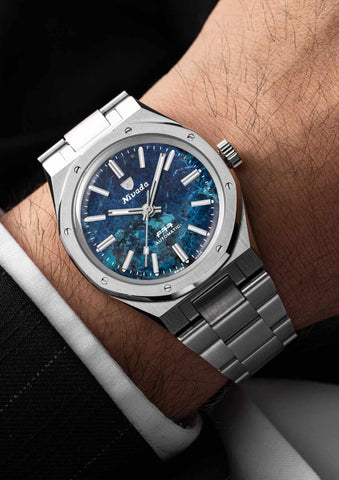 Nivada Grenchen F77 Titanium Chrysocoll Special Edition