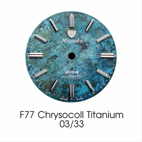 Nivada Grenchen F77 Titanium Chrysocoll Special Edition