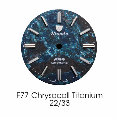 Nivada Grenchen F77 Titanium Chrysocoll Special Edition