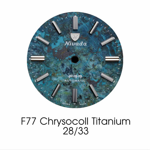 Nivada Grenchen F77 Titanium Chrysocoll Special Edition