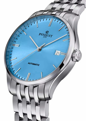 Perrelet Weekend 3-Hands Light Blue A1300/B