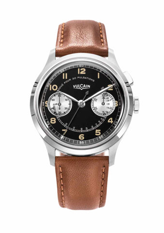 Vulcain Monopusher Black