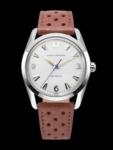 Nivada Grenchen Antarctic 35mm White - White Lume 35005M