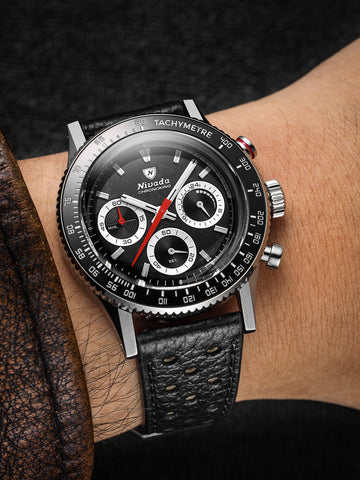 Nivada Grenchen Chronoking Mecaquarz Racing Black 87048Q
