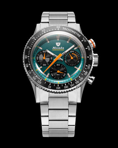 Nivada Grenchen Chronoking Mecaquarz Racing Green 87051Q