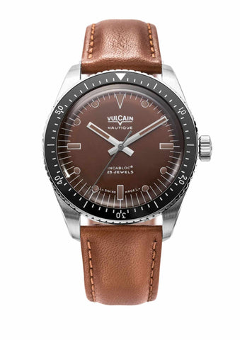 Vulcain Skindiver Nautique Brown 660170A47