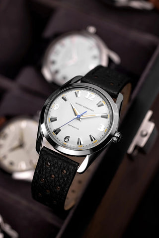 Nivada Grenchen Antarctic 35mm White - White Lume 35005M
