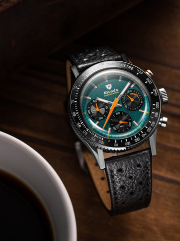 Nivada Grenchen Chronoking Mecaquarz Racing Green 87051Q