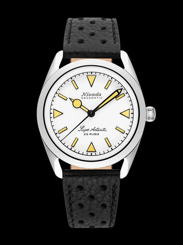 Nivada Grenchen Super Antarctic White - Beige Luminova 32064A