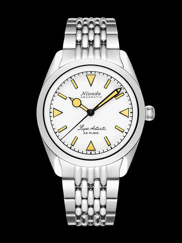 Nivada Grenchen Super Antarctic White 3.6.9 - Beige Luminova 32066A