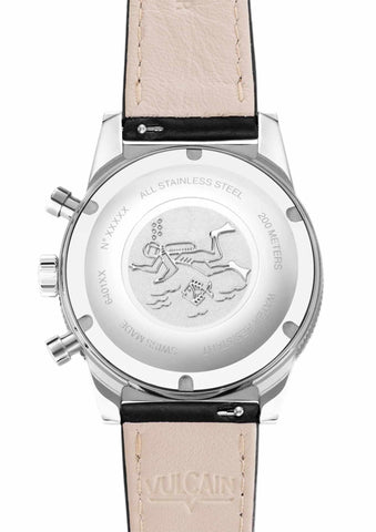 Vulcain Skindiver Chronograph Black 590176A07