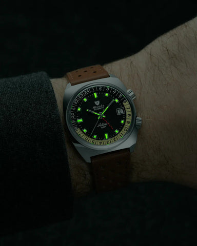 Nivada Grenchen Antarctic GMT Black 32043A
