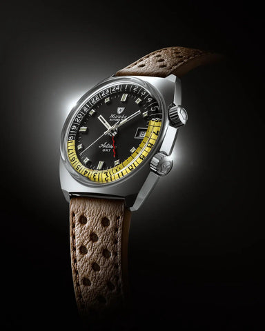 Nivada Grenchen Antarctic GMT Black 32043A