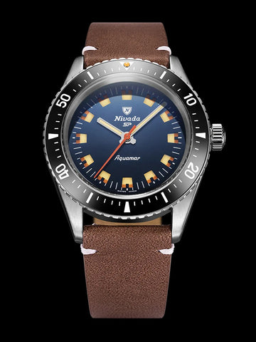 Nivada Grenchen Aquamar Blue 32074A