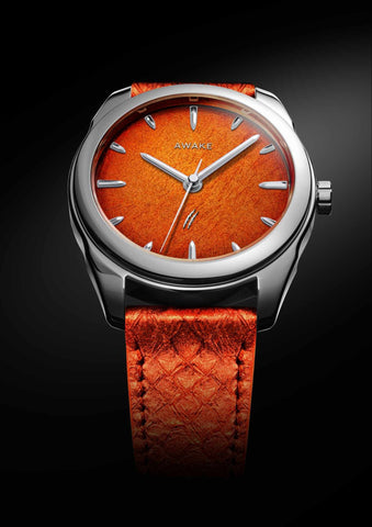Awake-sơn-mai-silver-leaf-jurassic-watch-t-rex-limited-edition 1