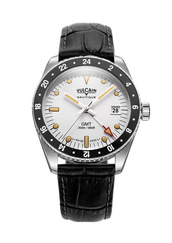Vulcain Skindiver Nautique GMT White 680174A57