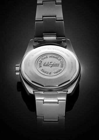 Vulcain Skindiver Nautique GMT Black - White Lume 680174B07