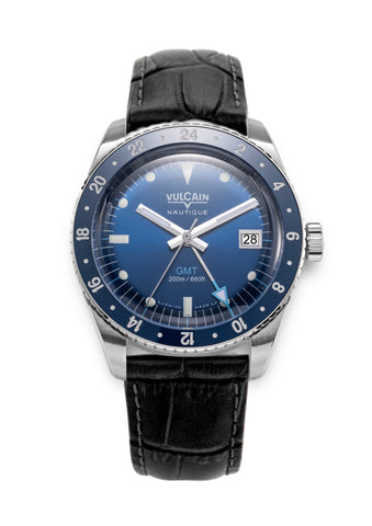Vulcain Skindiver Nautique GMT Blue Limited Edition 680174B37