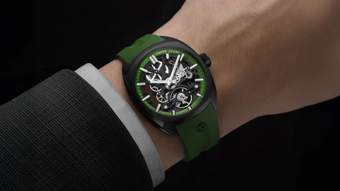 Favre Leuba Chief Skeleton DLC - Green