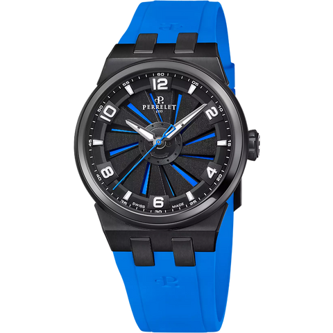 Perrelet Turbine Titanium 41 Blue A4067/2