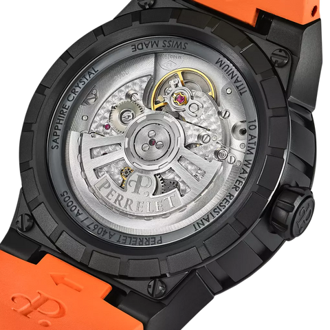 Perrelet Turbine Titanium 41 Orange A4067/3