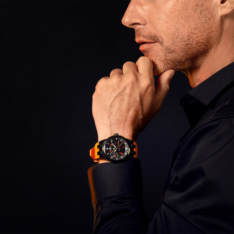 Perrelet Turbine Titanium 41 Orange A4067/3
