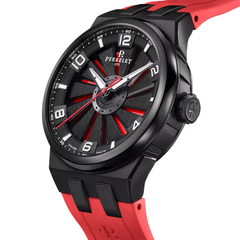 Perrelet Turbine Titanium 41 Red A4067/4