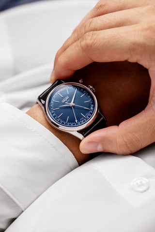 Vulcain Cricket President 39 - Blue