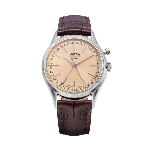 Vulcain Cricket President 39 - Pale Salmon