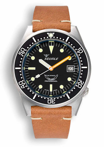 Squale 1521 Black Blasted 1521BKBL