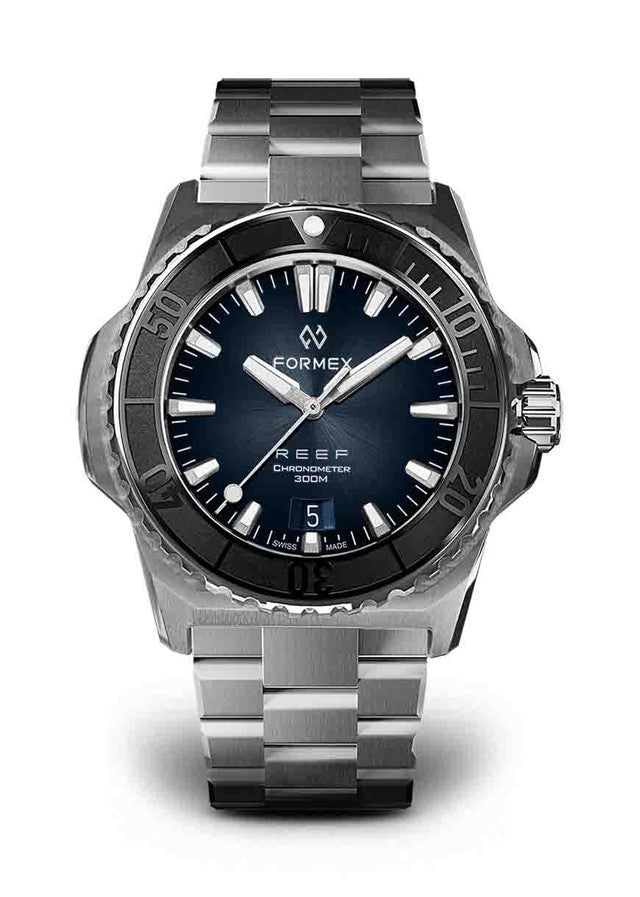 Black Bezel Steel Bracelet