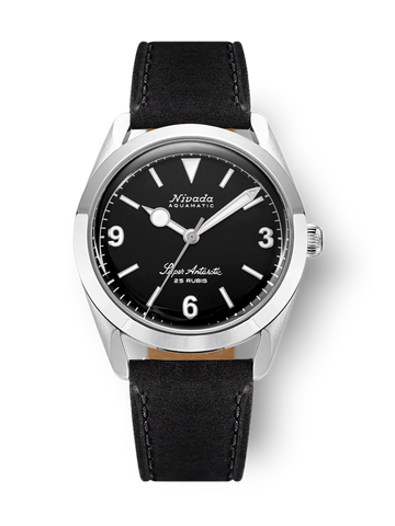 Nivada Grenchen Antarctic 3.6.9 Black No Vintage 32039A