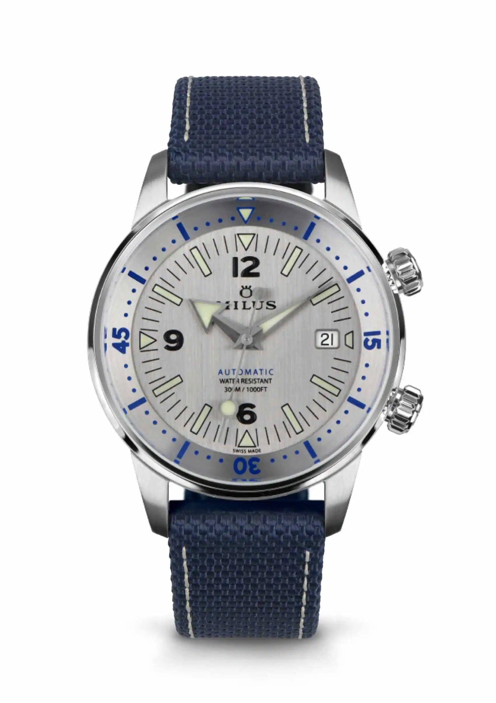 Textilband Blau