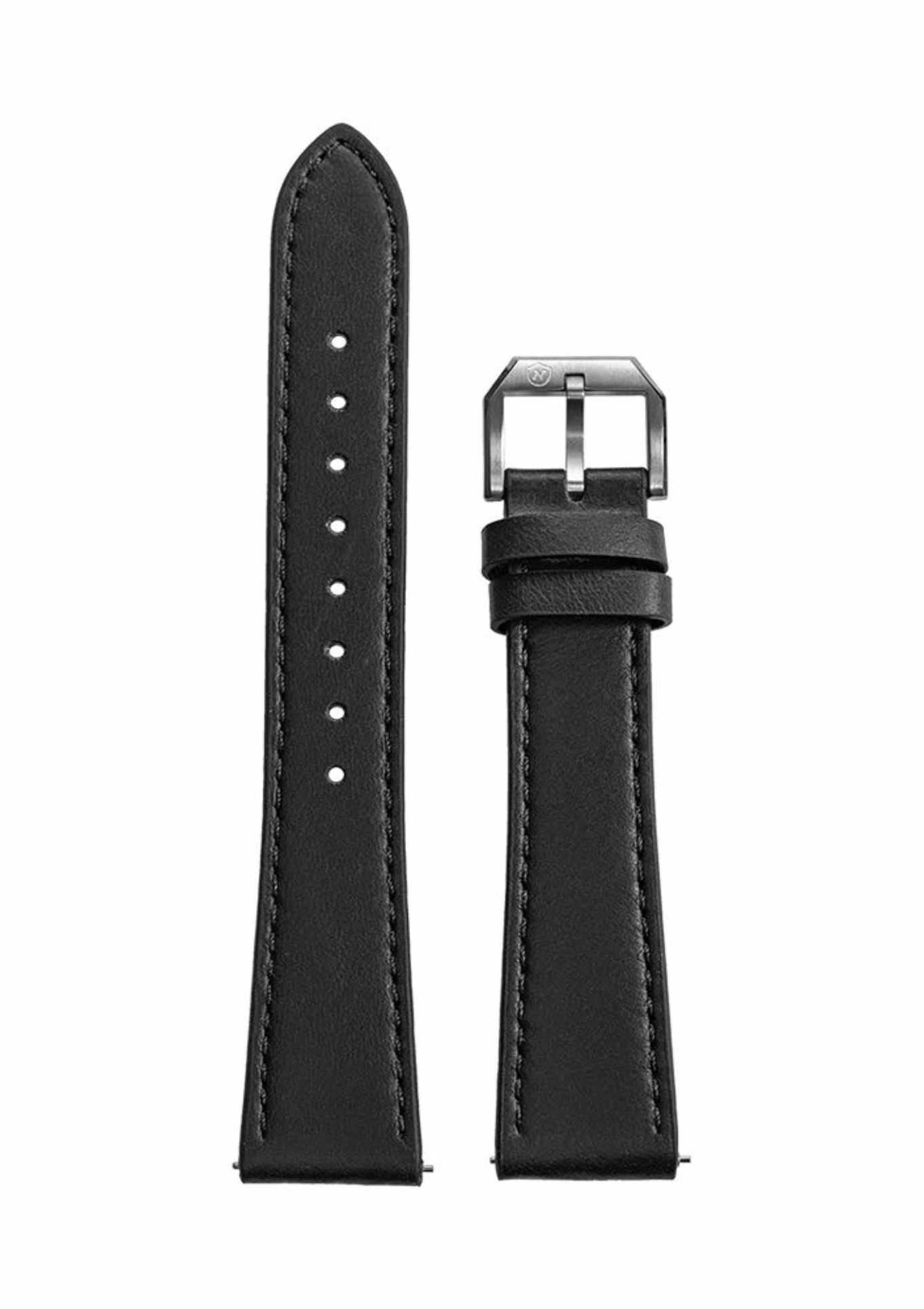Armband - Nivada Lederband Schwarz