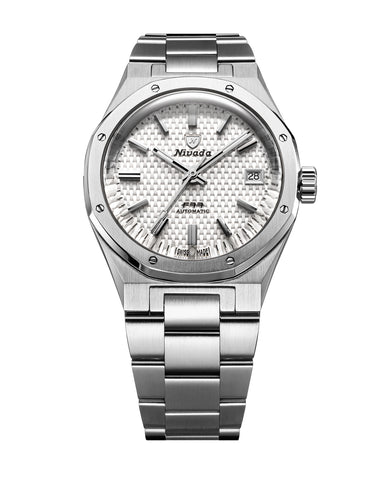 Nivada Grenchen F77 MK 2 White Date 69014A77