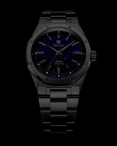 Nivada Grenchen F77 MK 2 Lapis Lazuli 68048A77