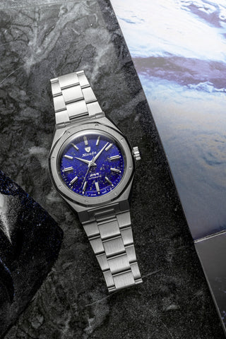 Nivada Grenchen F77 MK 2 Lapis Lazuli 68048A77