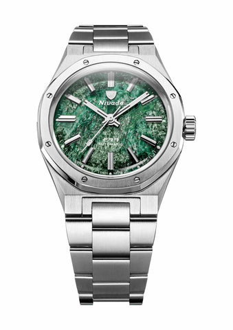 Nivada Grenchen F77 Green Aventurine MK1 - 68037A77