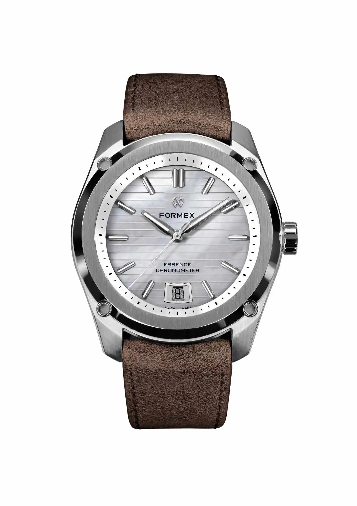 Brown leather strap