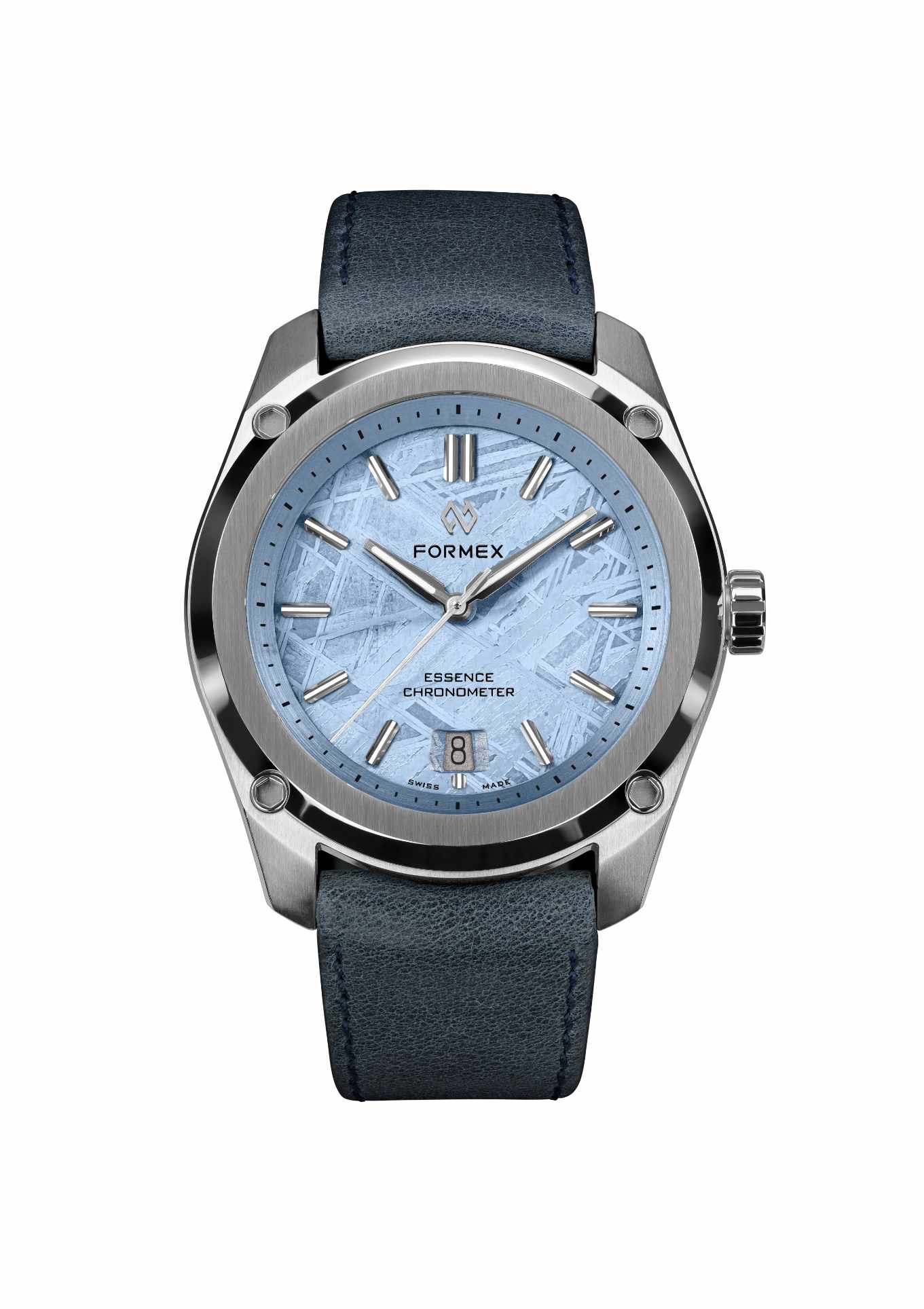 Lederband Blau