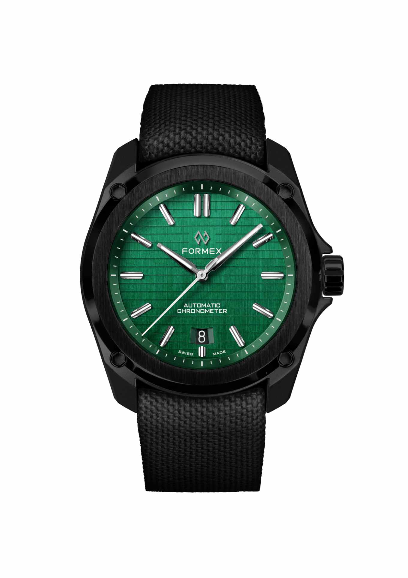 Black nylon strap