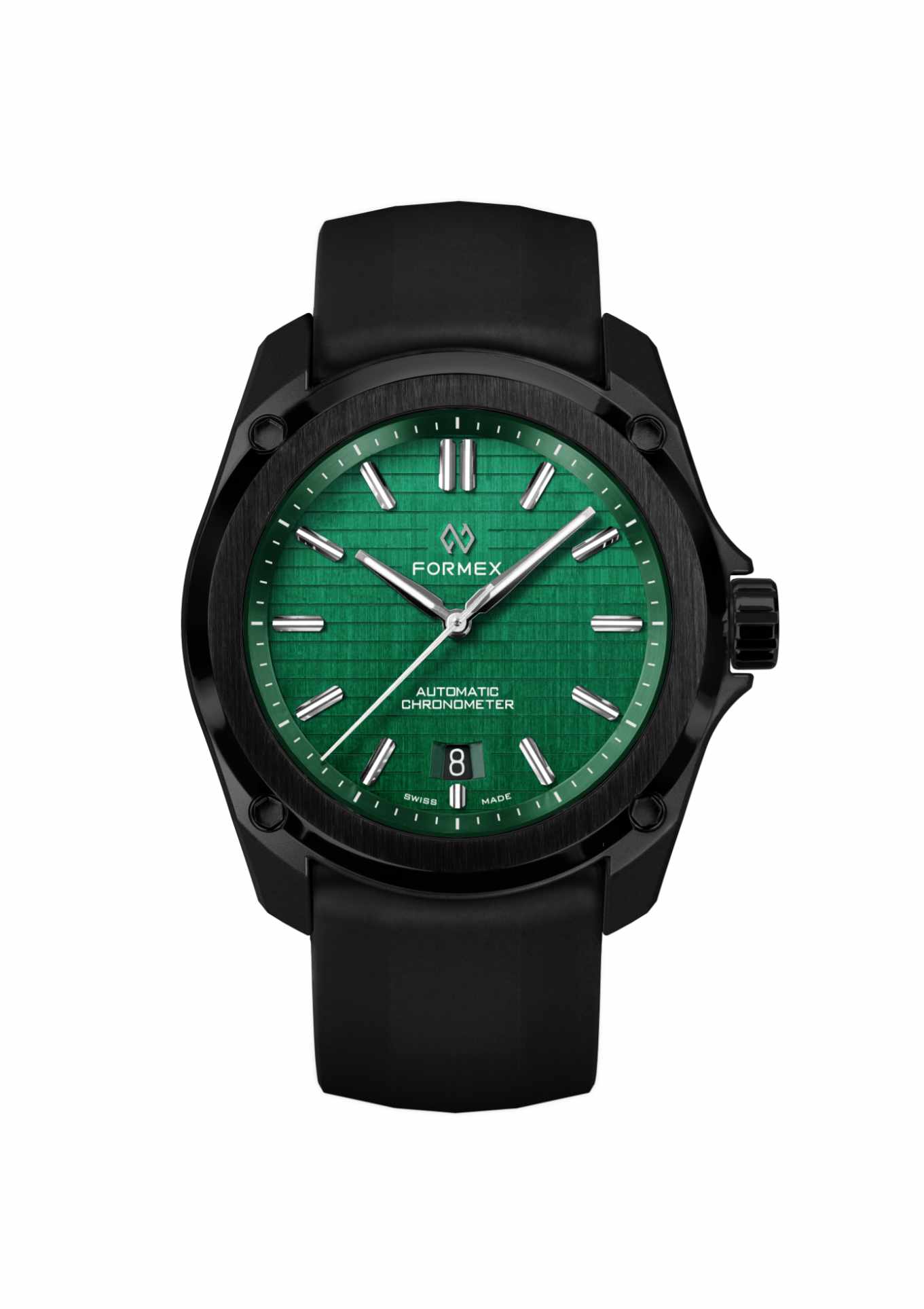 Black rubber strap