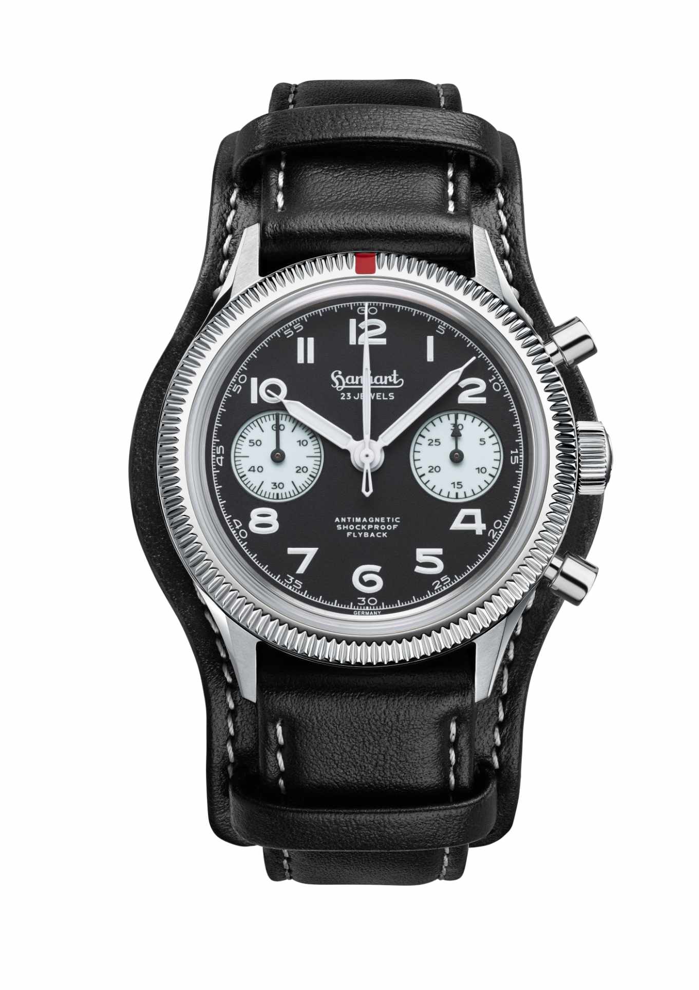 Lederband Schwarz, L