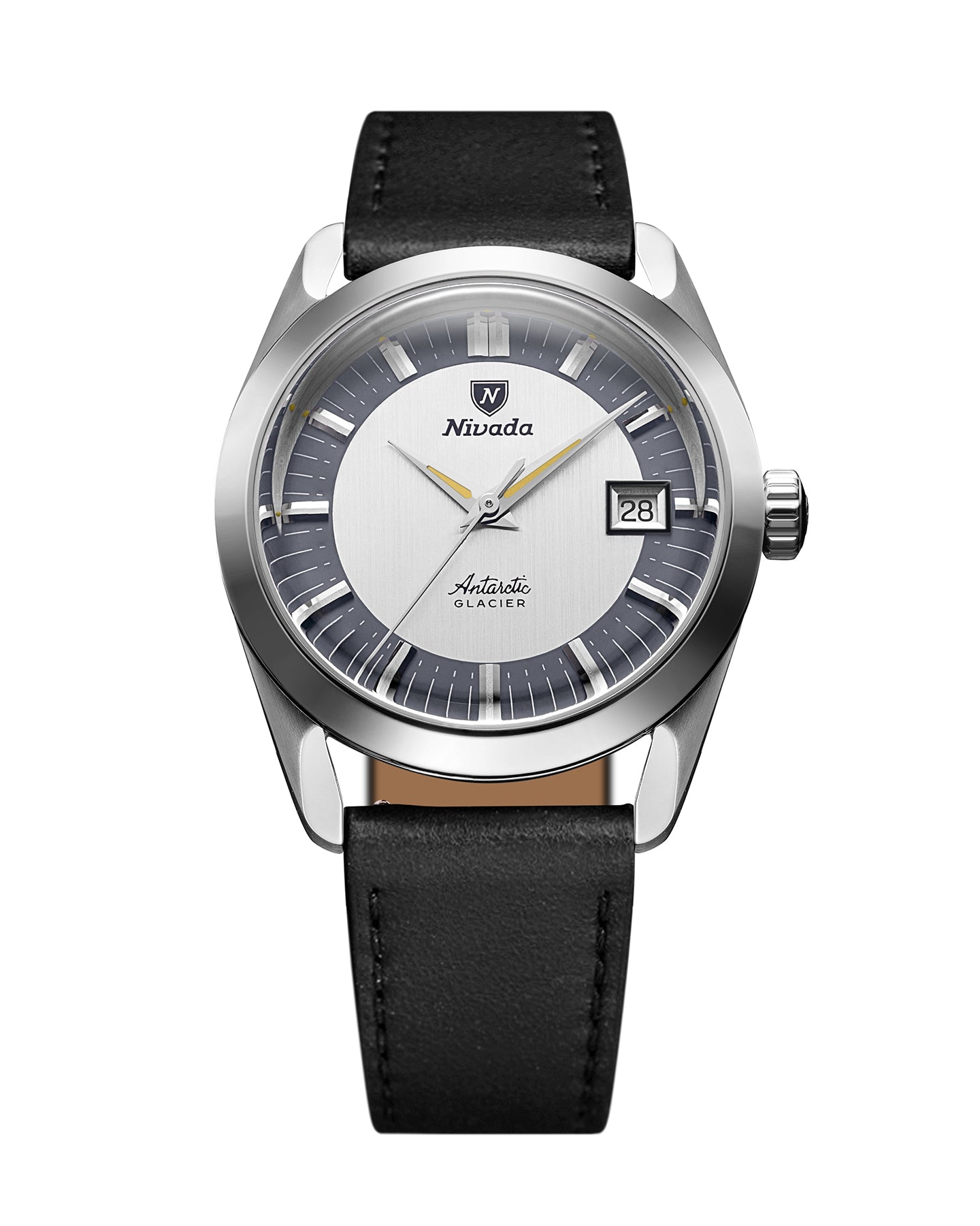 Black leather strap