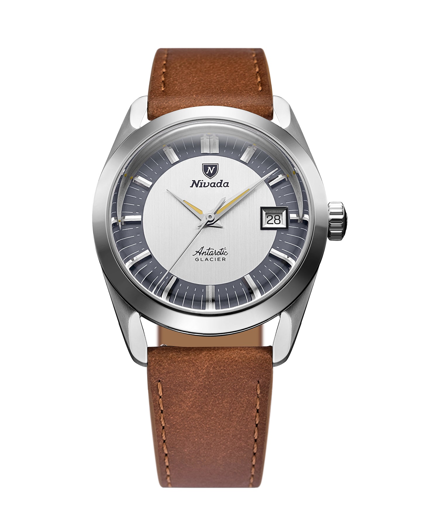 Brown leather strap